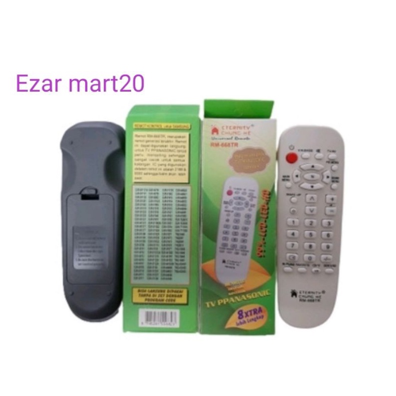 REMOTE TV PANASONIC MULTI CHUNGHE 668 COCOK UNTUK TV TABUNG PANASONIC