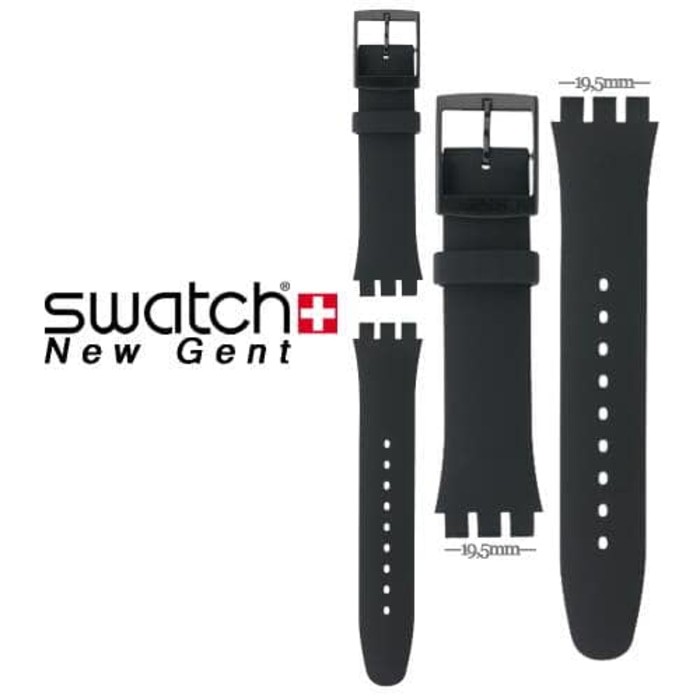 MUST HAVE Swatch Strap / Band - Tali Jam Tangan Swatch New Gent TERBARU