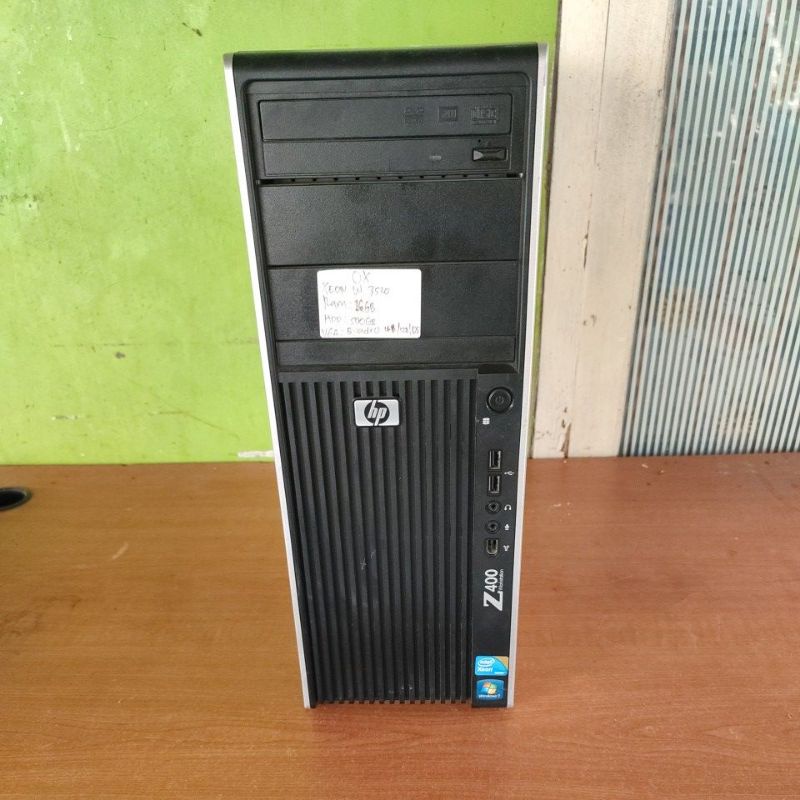 Cpu Hp worksatation Z400 ram 12gb ssd 240gb nvidia quadro 2000