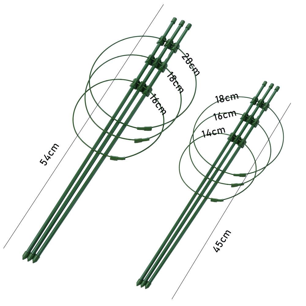 [Elegan] Climbing Vine Rack 1set Perlengkapan Taman Kreatif Braket Teralis Hias Hijau Plastik Tahan Lama