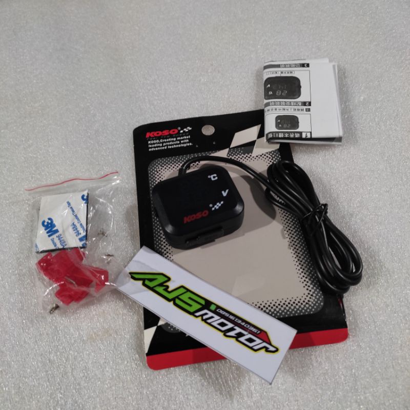 Voltmeter Koso 3in1 Volt meter koso original