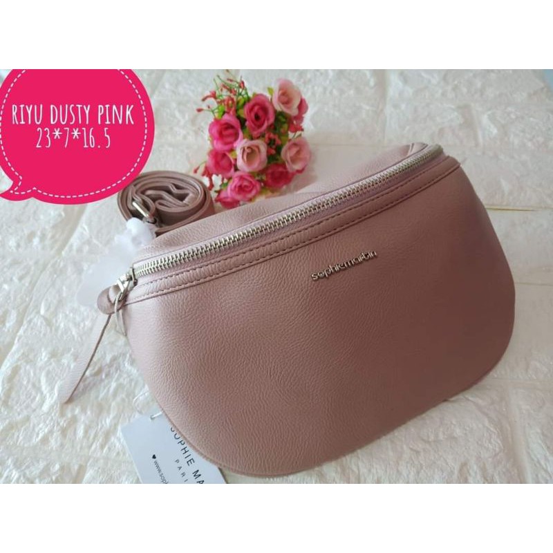 TAS WAIST BAG RIYU PINK SOPHIE MARTIN