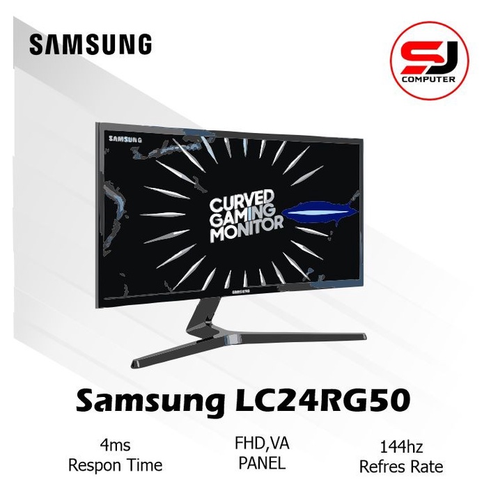 Monitor Samsung Odyssey LC24RG50 FHD 144Hz 4ms VA Panel