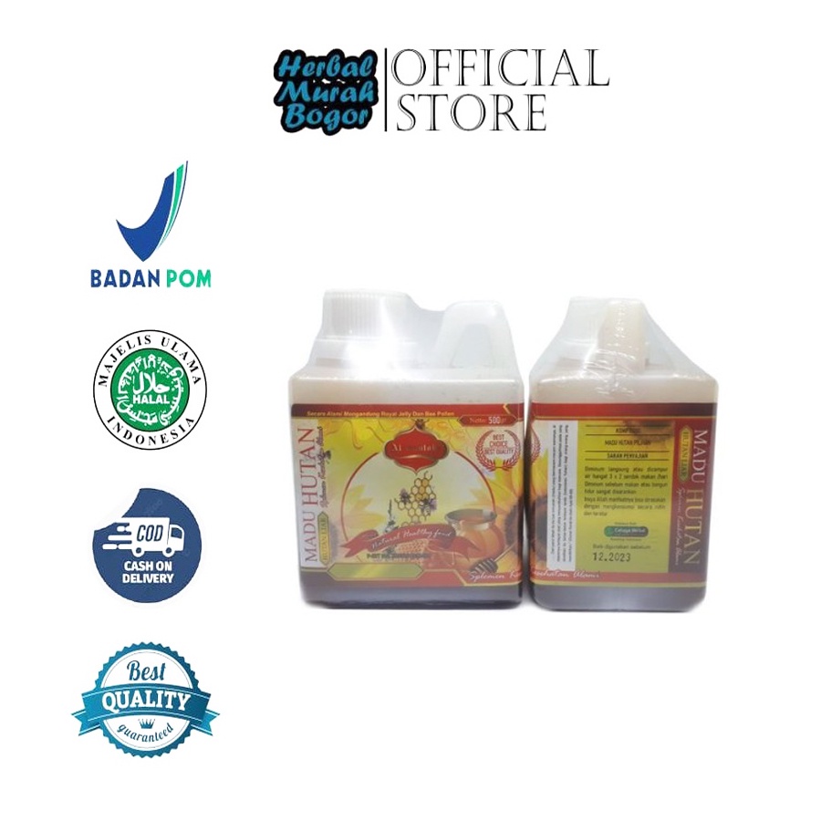 

Madu Hutan 500gr Muntaha | Madu Murni Hutan | Madu Untuk Segala Macan Penyakit