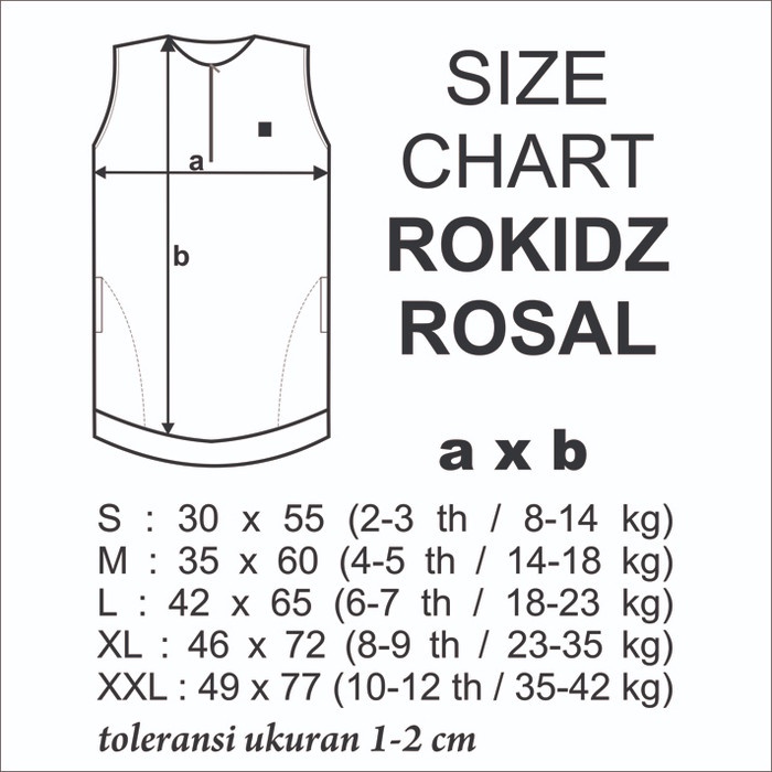 Sholat-Rompi- Rompi Sholat Rosal Hoodie Anak Gamis - S -Rompi-Sholat.