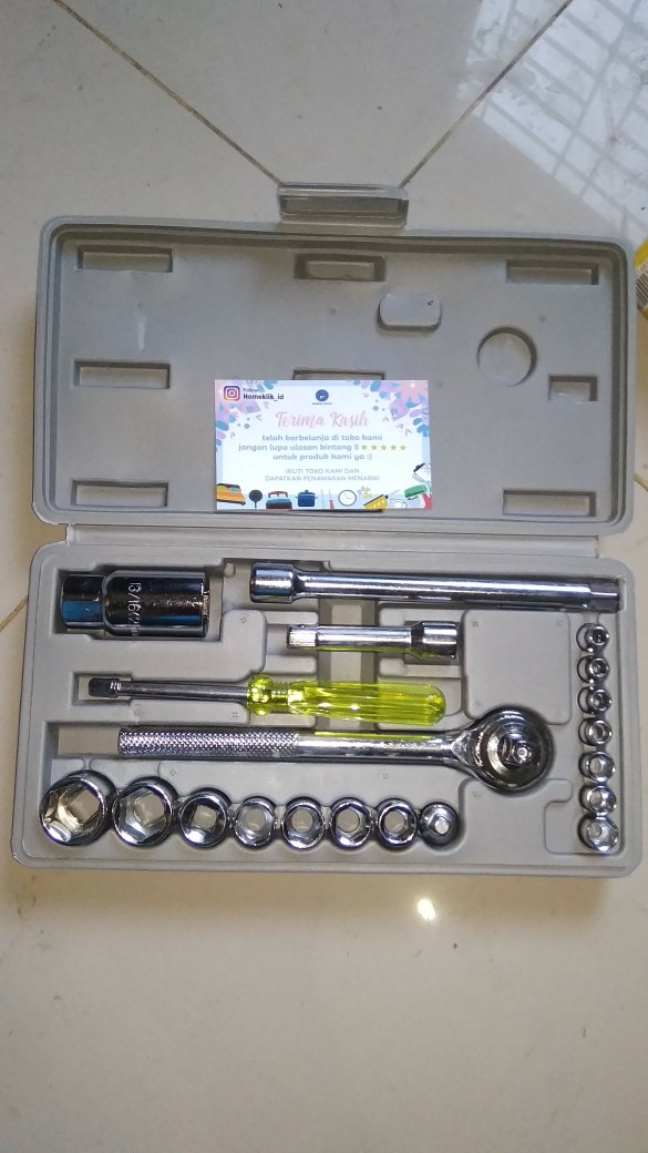 Kenmaster Kunci Sok Set 21 Pcs
