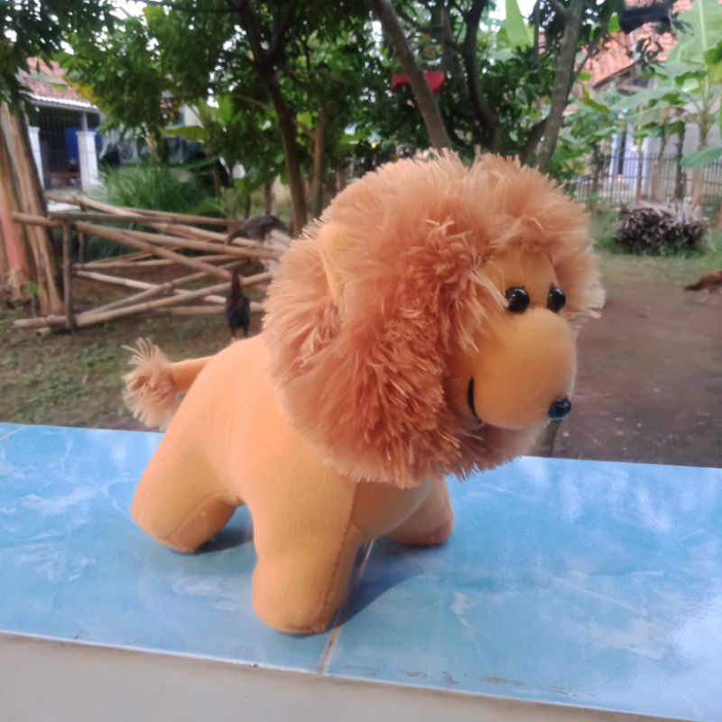 Boneka singa ukuran 25cm size s