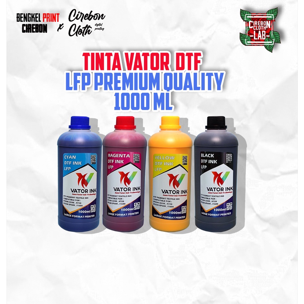 TINTA DTF VATOR DTF LFP Large Format Printer 1000ml