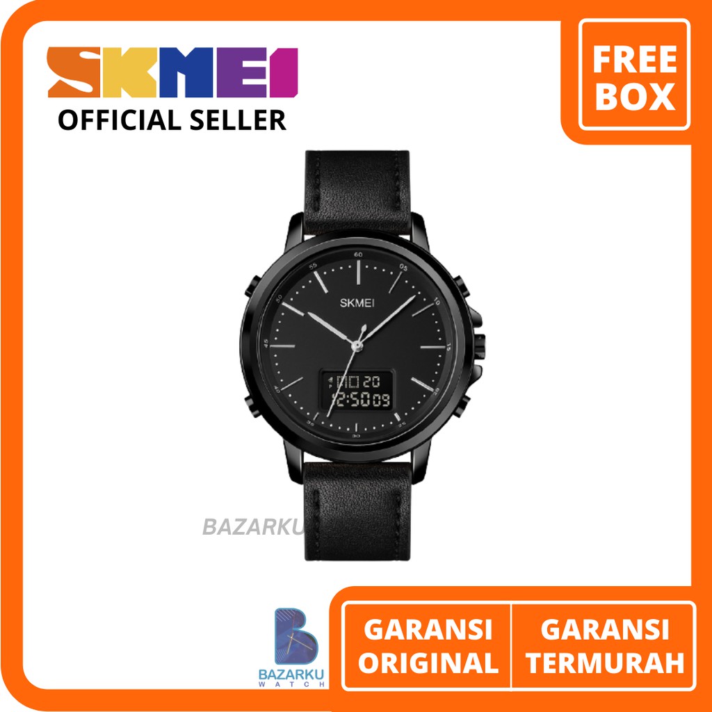 Jam Tangan Skmei 1652 Jam Tangan Skmei Jam Tangan Kulit Pria Jam Tangan Cowok Kulit SKMEI Jam SKMEI