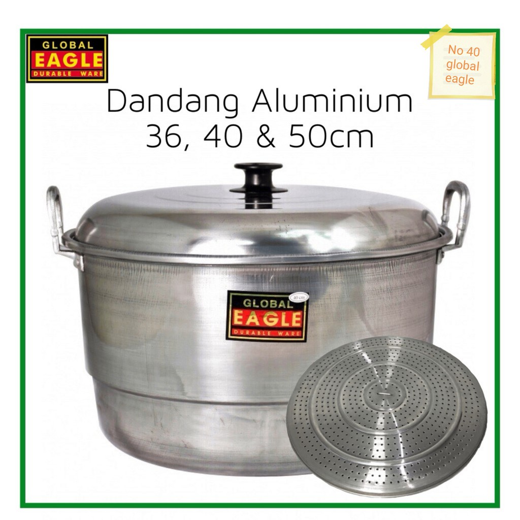 Panci Dandang Nasi Alumunium Steamer Global Eagle No 40 Dandang Kukus Dandang Nasi