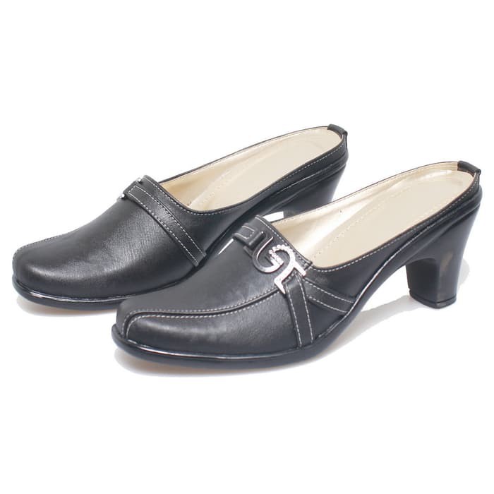 sepatu sandal heels wanita / sepatu bustong casual formal bsm