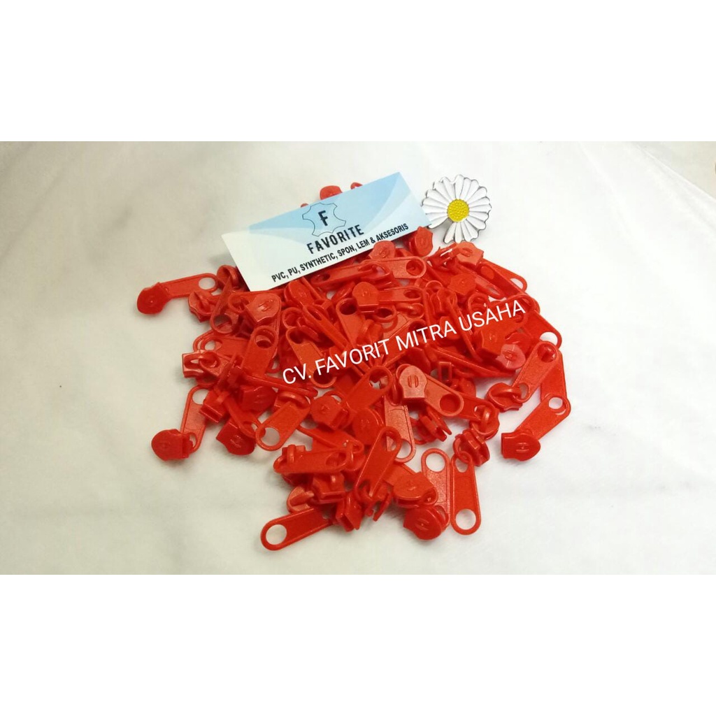 KEPALA PLASTIK WARNA MERAH CABE ISI PER 100PCS