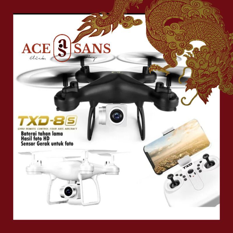 TXD 8S Drone Camera Drone Quadcopter Drone Camera Original Import Mura I Drone I Helikopter RC I RC