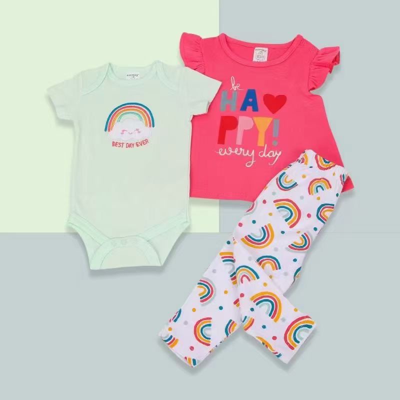 BABY K2- Bodyset Baby 3 Pcs Motif Happy