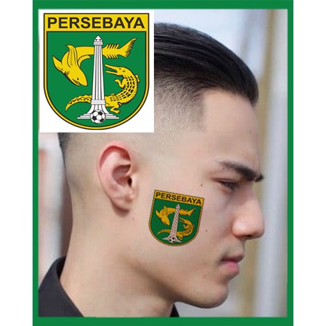 Stiker Persebaya Surabaya / Tato Temporer Custom Logo