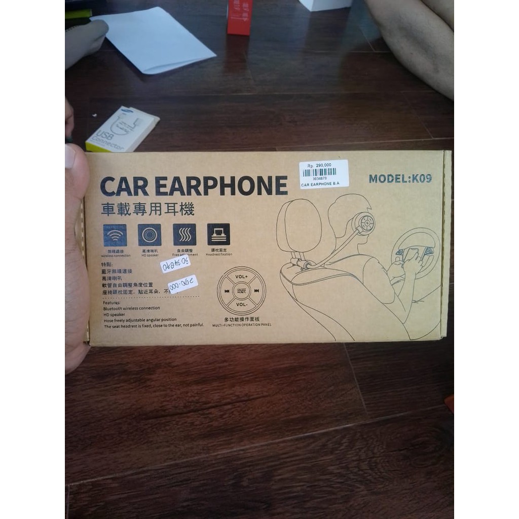 CAR EARPHONE MODEL : K09 DISKON AKSESORIS HP TERMURAH DAN PROMO TERBARU