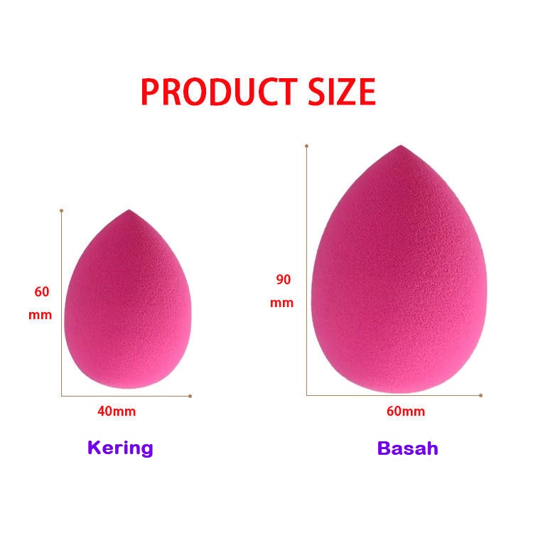 Beauty Blender / Sponge Makeup / Sponge bedak Foundation / sponge 1 set 4 pcs