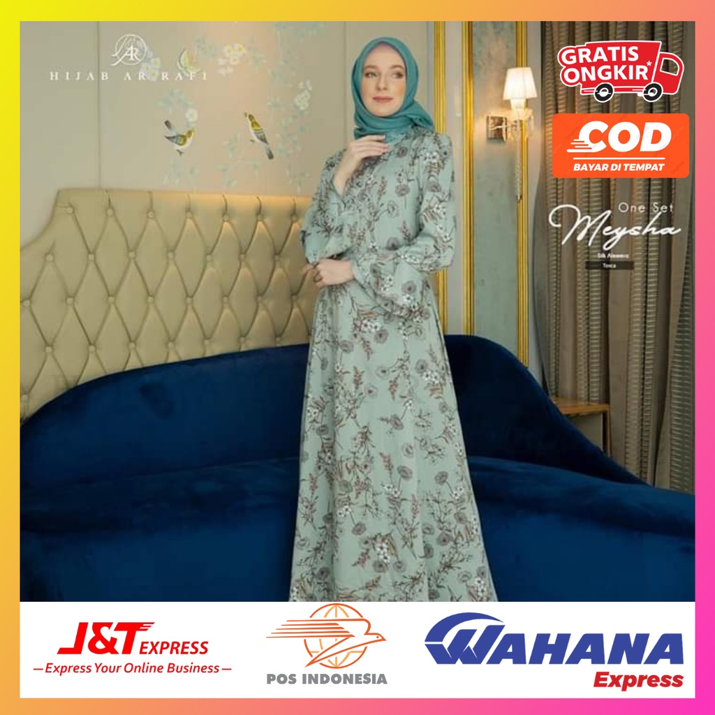 TERLARIS ONE SET BY AR RAFI MEYSHA ONE SET BAHAN SILK ALMEERA