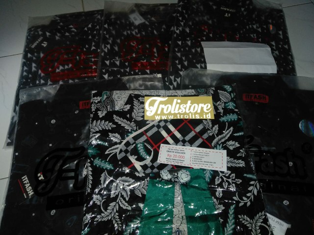 Trolis Size M L Flash Sale Grosir Grup Batik Wanita Atasan Cewek Remaja Modern Grupall Trolistore