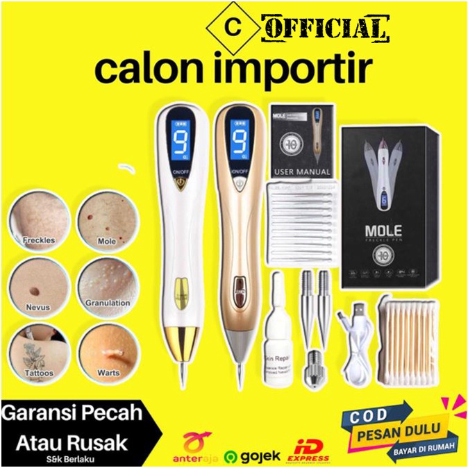 Laser Alat Penghilang Bekas Jerawat Tahi Lalat Tanda Lahir Bersih Permanen Aman Mudah Digunakan ORI