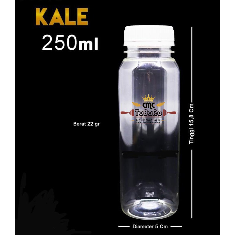 Botol Kale ukuran 250 ml || Botol Minuman Plastik || Botol Minuman Kecil