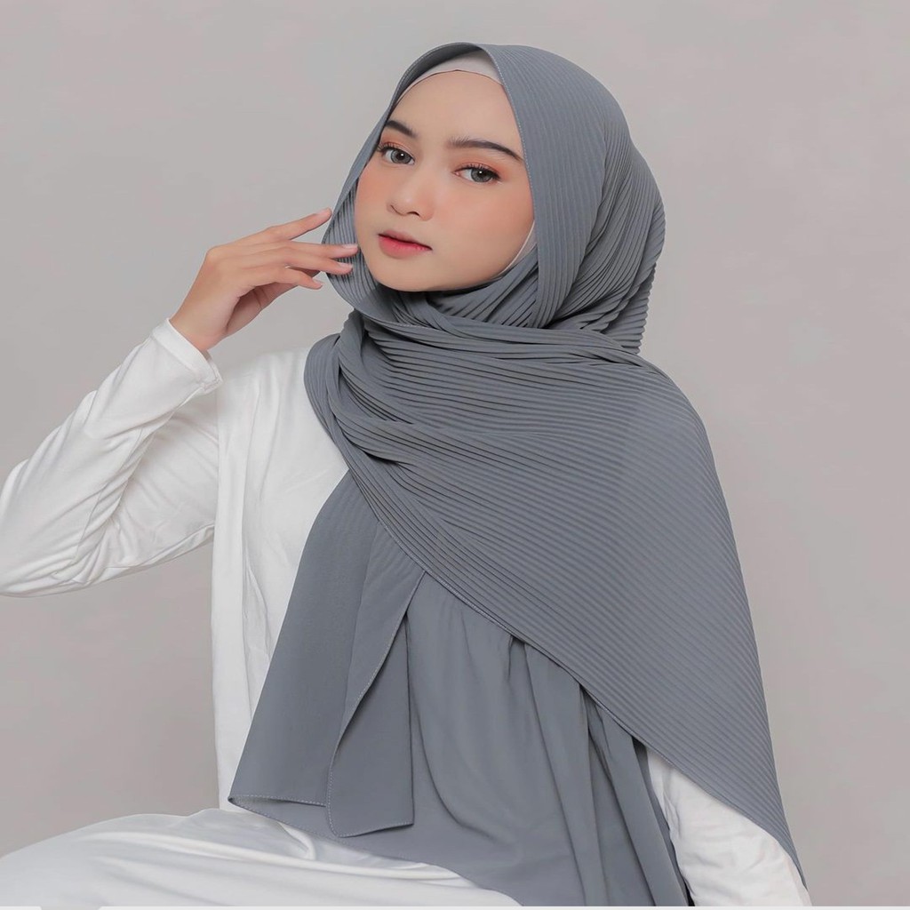 PASHMINA PLISKET LIDI fULL PREMIUM//CERUTY BABYDOLL//PLISKET //PLEATED SHAWL