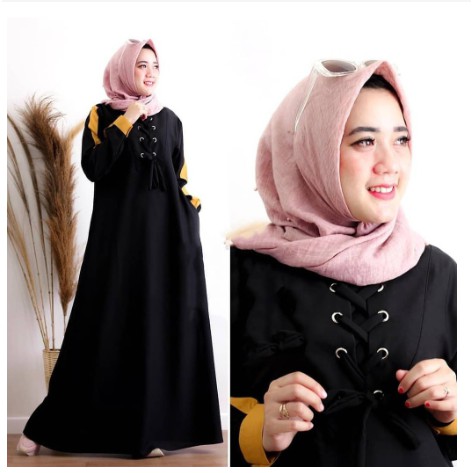 Model Baru |  Amora FASHION MUSLIM GAMIS SYARI BAJU GAMIS ASDF SERAGAM PENGAJIAN GAMIS IBU HAJAH
