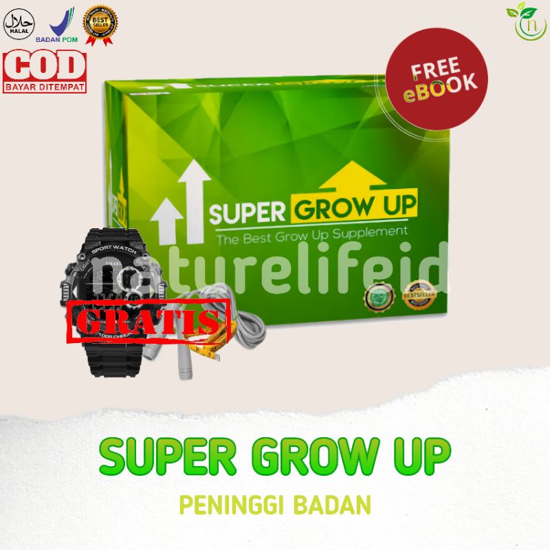 

SUPER GROW UP PENINGGI BADAN ORIGINAL SUSU PENINGGI BADAN