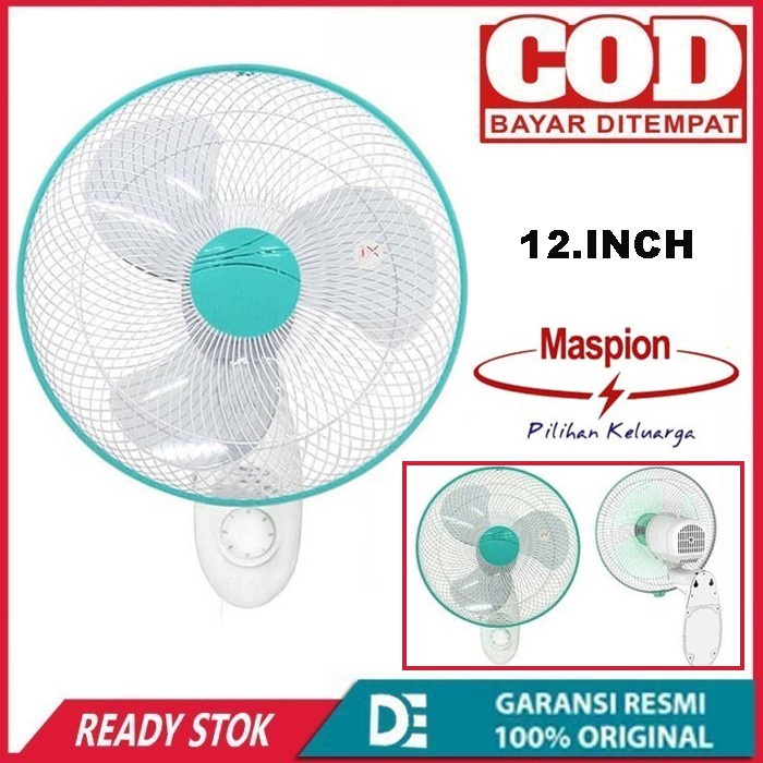 Kipas Angin Wall Fan Maspion MWF-31K Kipas Angin Dinding 12 inch (30cm