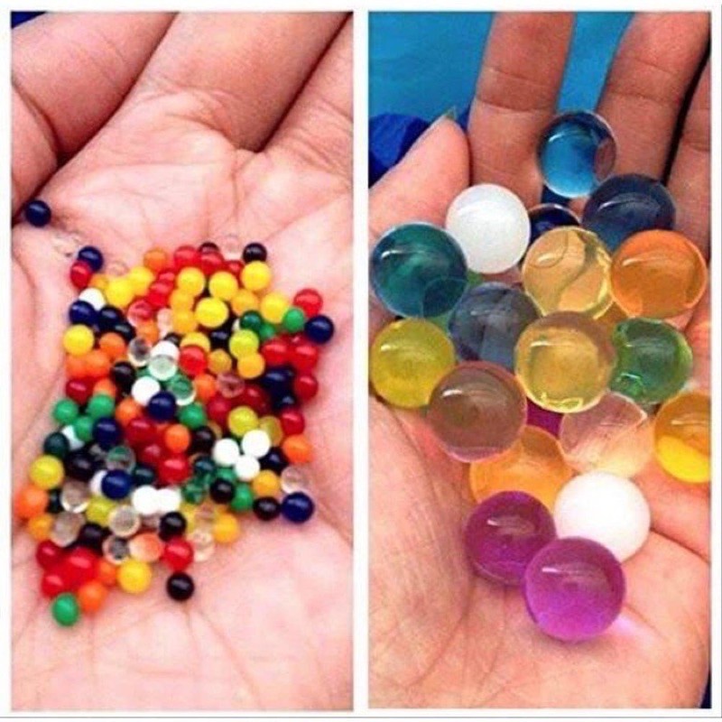 

water beads biji jelly 1kg 500gram magic rendam air berubah bentuk membesar grosir 4d1w