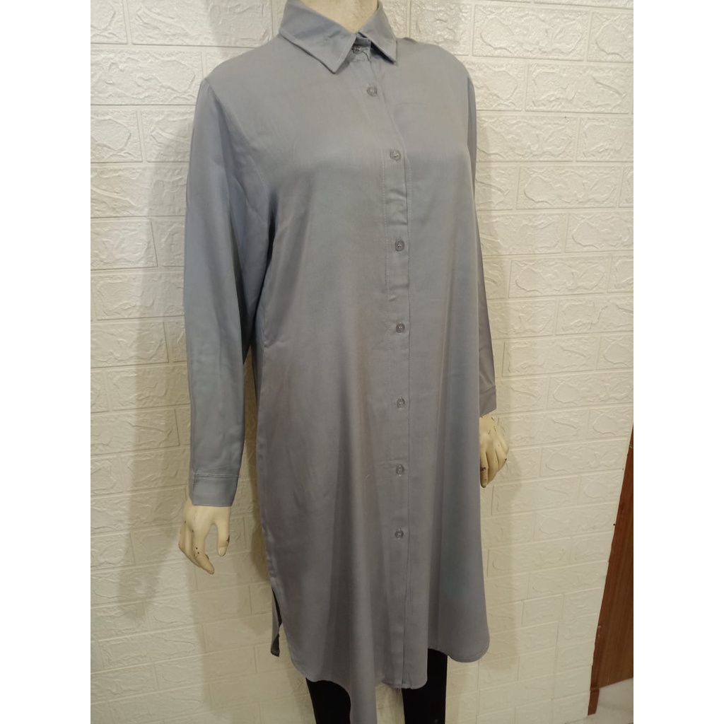 BAJU TUNIK PANJANG/TUNIK WANITA RAYON TWILL  PREMIUM