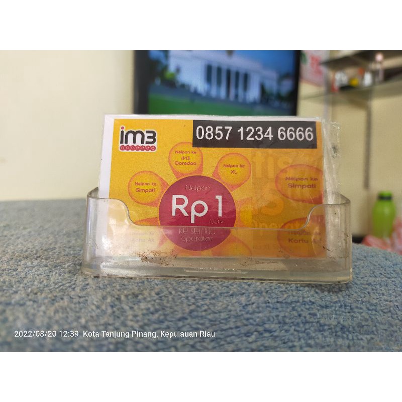 NOMOR CANTIK INDOSAT KWARTET 1234 6666