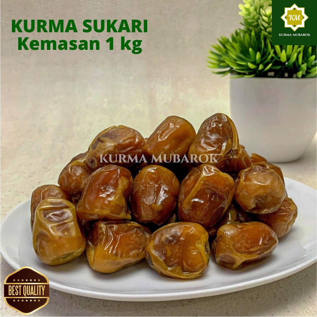 Jual Kurma Sukari Madinah Sukari Al Qassim 1kg Shopee Indonesia 8332