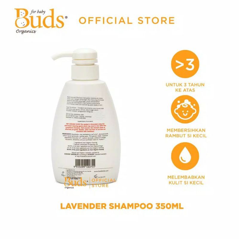 Buds Lavender Shampo 350ml