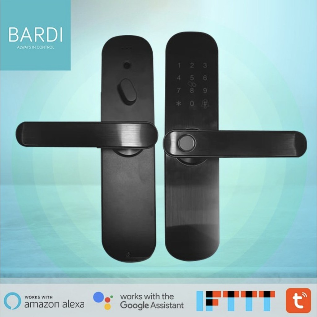 Bardi Smart Home Door Lock Handle RFID-Fingerprint Waterproof IP54