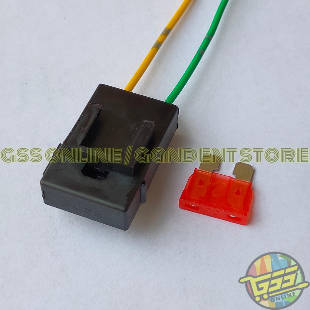 Soket sekring DX fuse holder dudukan sekring rumah sekring fuse box kabel bintik