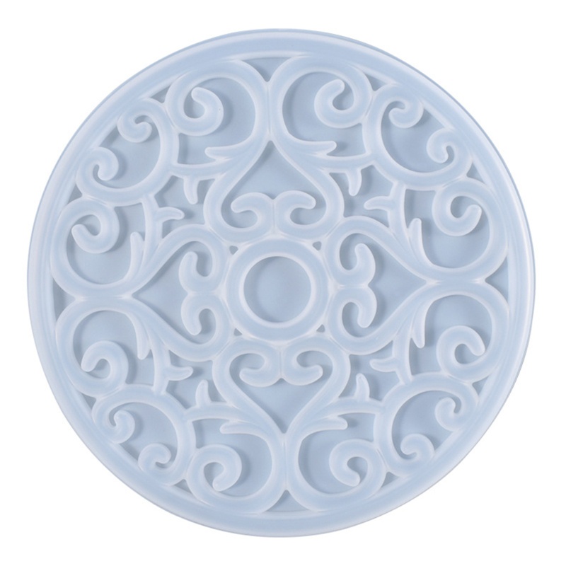 SIY  Mandala Placemat Epoxy Resin Mold Coaster Cup Mat Crafts Casting Silicone Mould