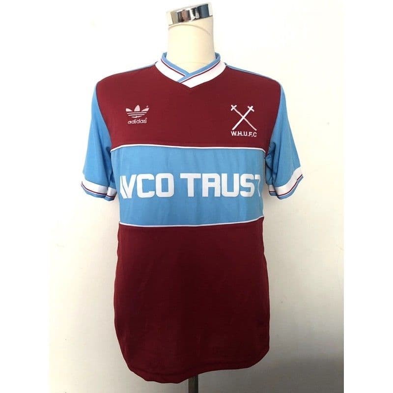 JERSEY BOLA RETRO WEST HAM UNITED 80s