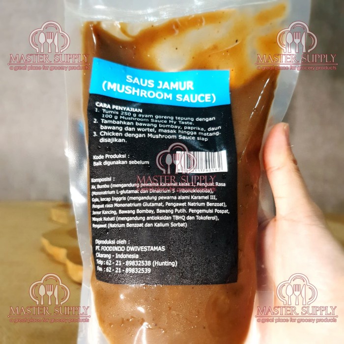 

SAUS-DRESSING- MUSHROOM SAUCE MY TASTE 500 GR / SAUS JAMUR 500 GR ENAK / HALAL -SAUS-DRESSING.