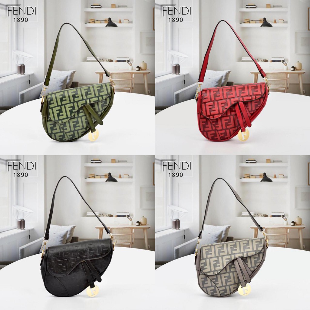 Fendi Saddle 1890 VIC TAS SELEMPANG TAS IMPORT TAS MURAH BATAM SLINGBAG WANITA TAS BATAM