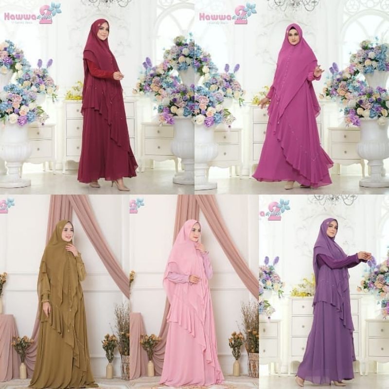 Gamis Syari Rumia by HawwaAiwa