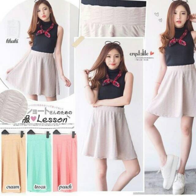 Rok Pendek / Rok Flare / Flare Skirt