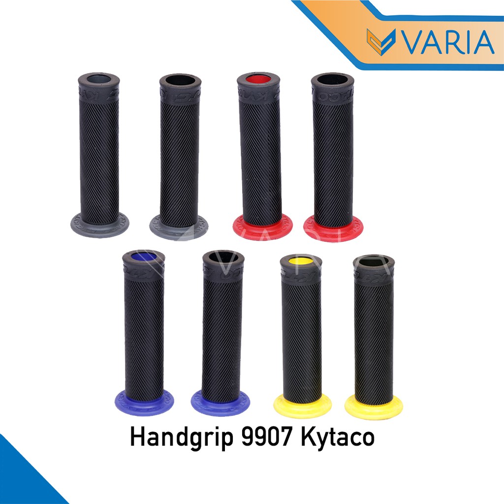 Handfat / Handgrip Motor Variasi Karet Warna + Tutup KTC Kytaco 9907