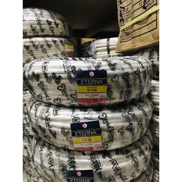 KABEL NYM ETERNA 3 x 1,5mm panjang 100 meter