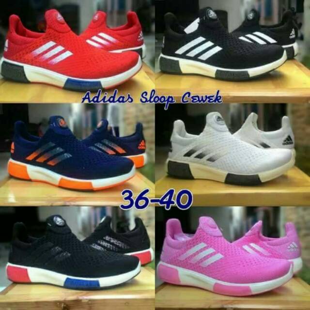 Sepatu Adidas slip on women import grade ori vietnam cewek murah