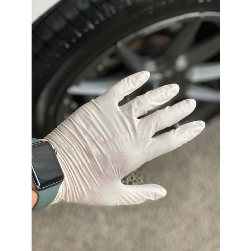 1 Pasang Sarung Tangan Latex Gloves u/ Detailing NON MEDIS Powder Free