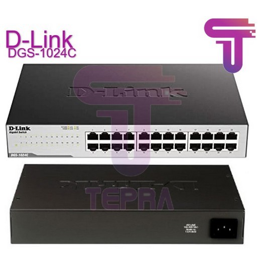 D-LINK DGS-1024C 24-Port Gigabit Unmanaged Switch