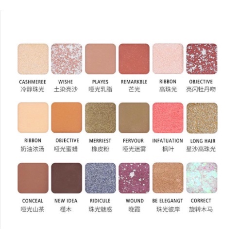 Lameila Eyeshadow 18 warna premium 5037 By AURORA