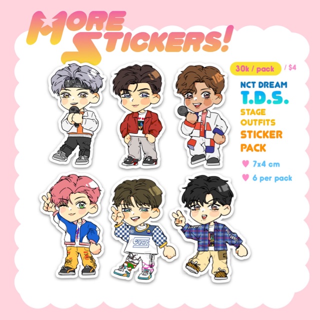 

[NCT DREAM] fanart sticker pack