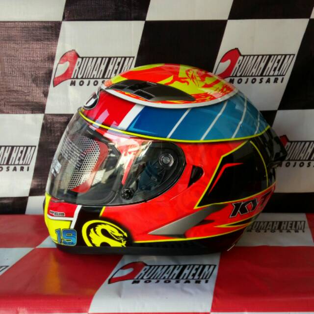 Helm KYT vendetta 2 se MotoGP Xavier Simeon Belgium
